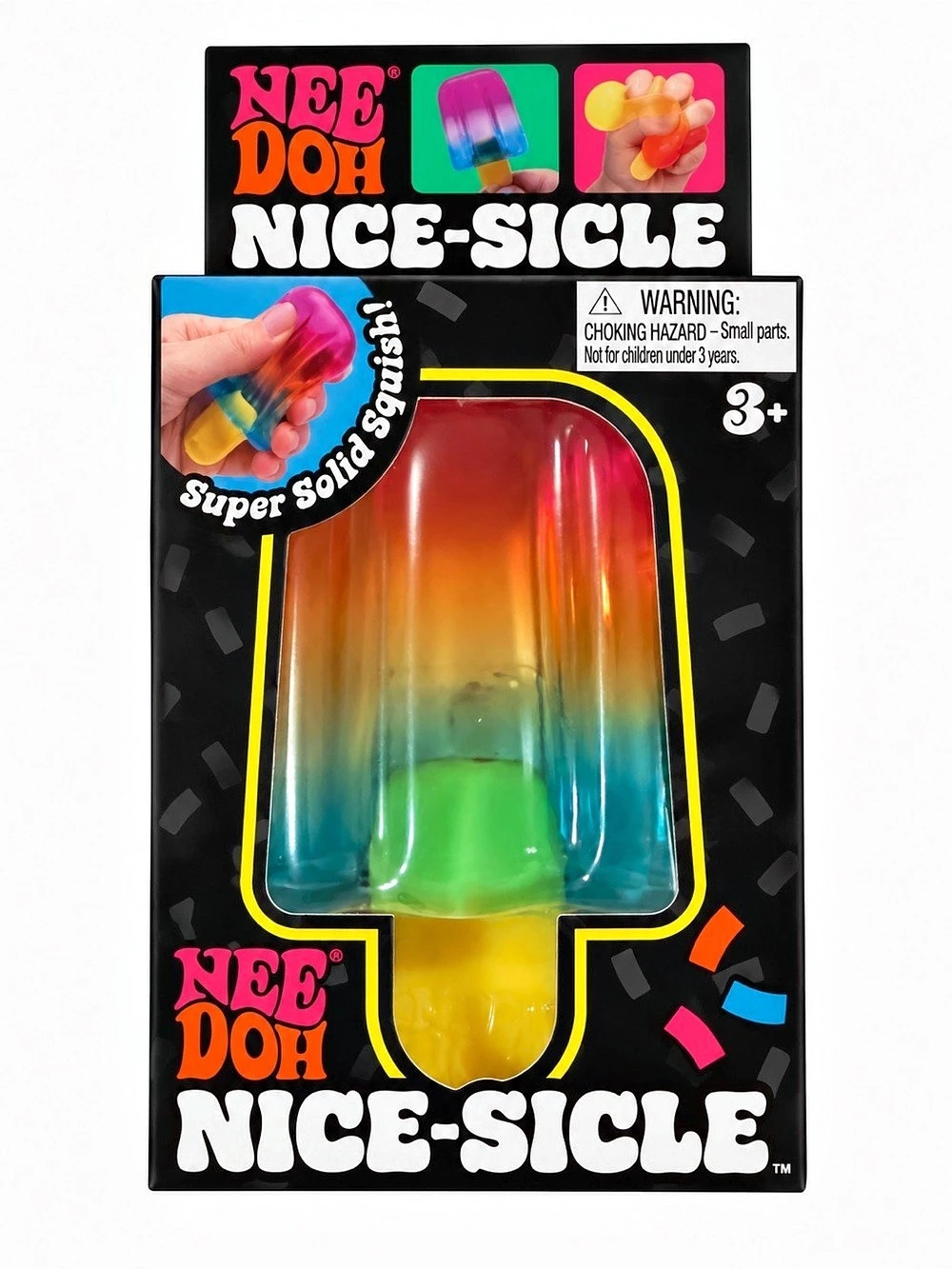Schylling Nee Doh Nice Slice Super Solid Squish Multicolor NWT